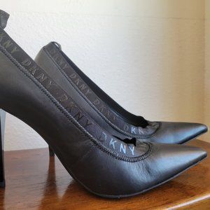 DKNY women's pointed-toe pumps with 4" stiletto heel